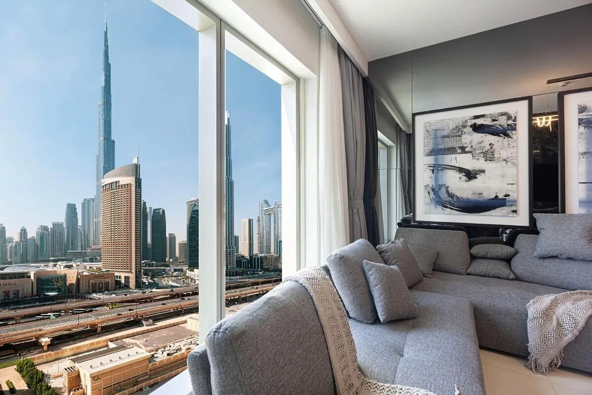 Luxury 2Br Burj Khalifa View Dubai Mall Апартаменты